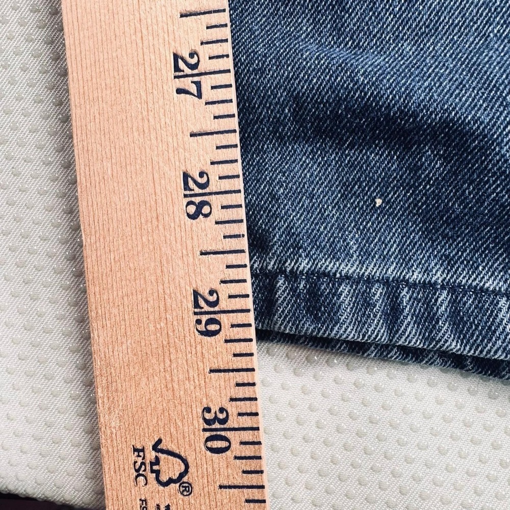 Bugle Boy Womens‎ 33x30 Size 14 baggy Relaxed Blue Denim Jeans Vintage High Rise - Picture 6 of 14